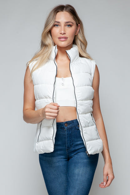 Snobbish Zip Up Vest