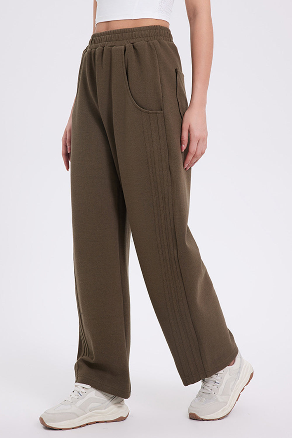 Basic Bae Straight Leg Pants with Pockets