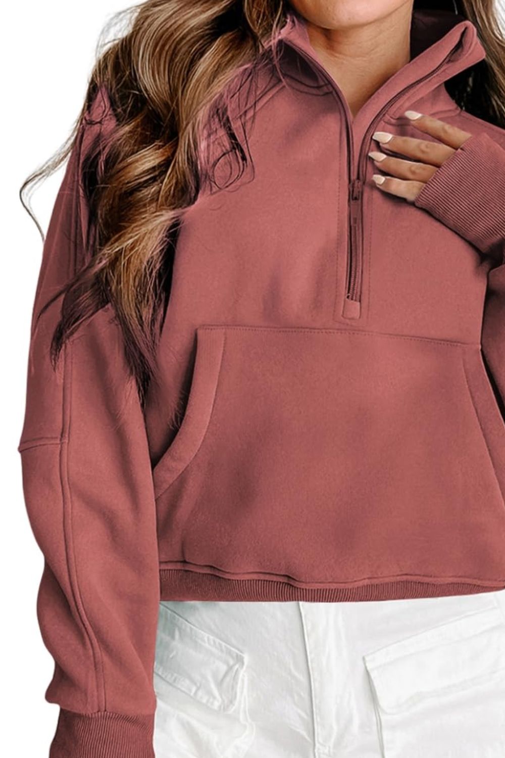 Hailee Half Zip Sweatshirt