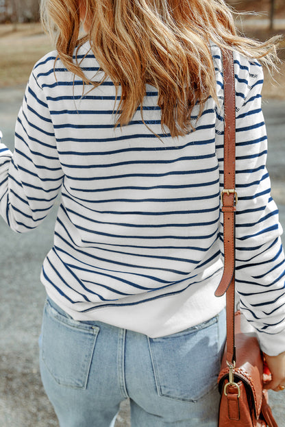 Hannah Striped Print Top