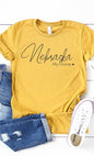 Nebraska my home graphic tee