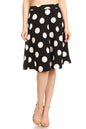 Polka dot high waisted skirt