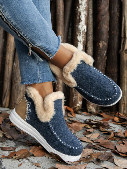 Furry Suede Sneakers