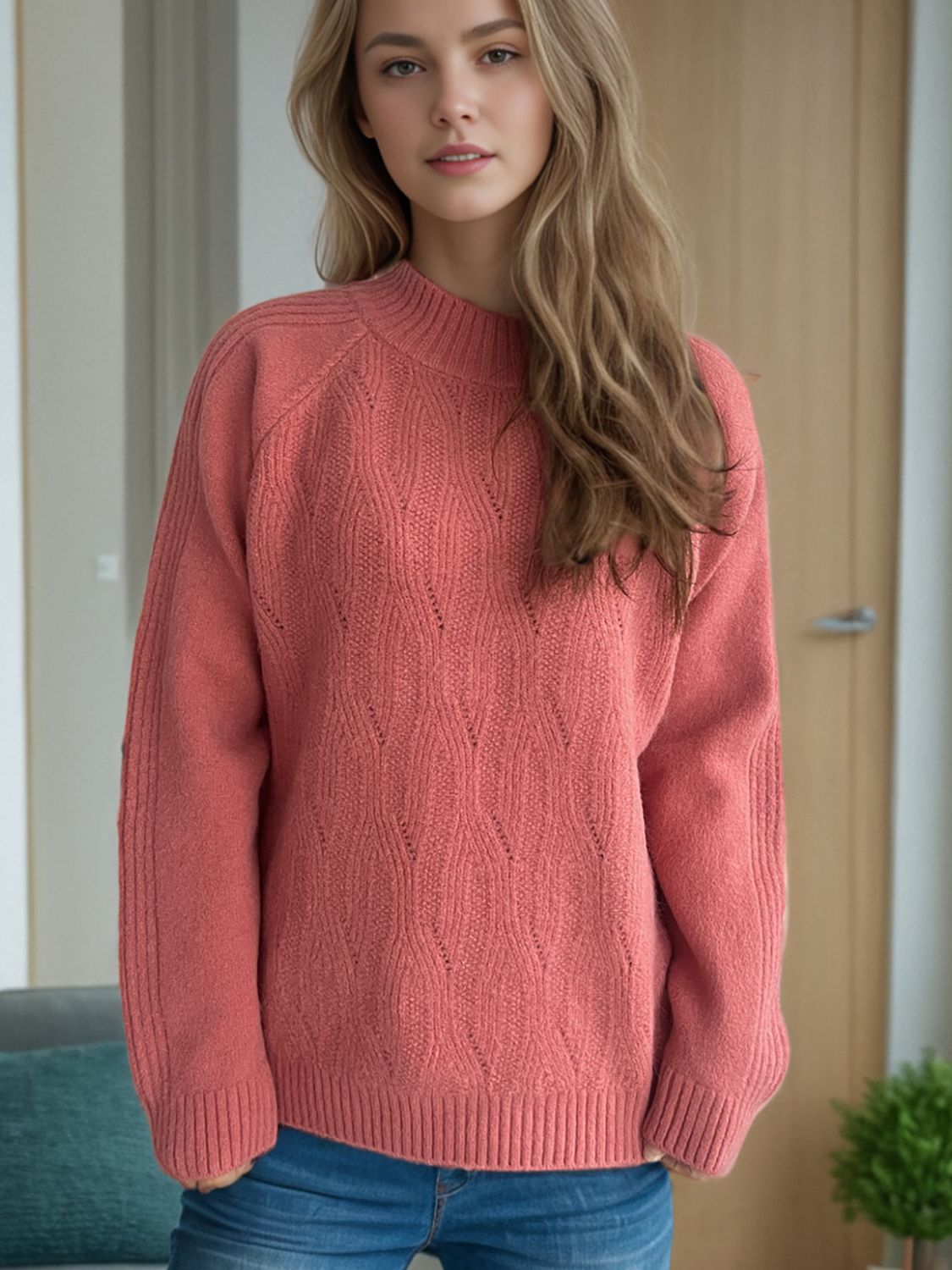 Mock Neck Sweater