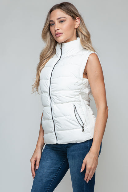 Snobbish Zip Up Vest