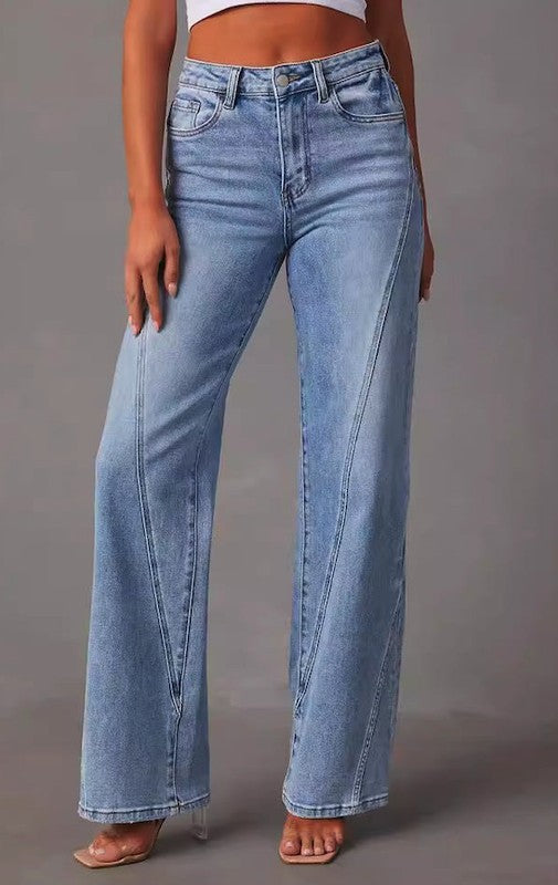 High waisted Flared Denim