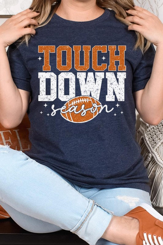 Touchdown Football Season Graphic T Shirts