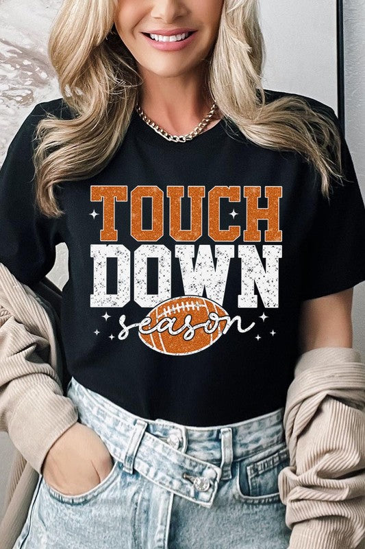 Touchdown Football Season Graphic T Shirts