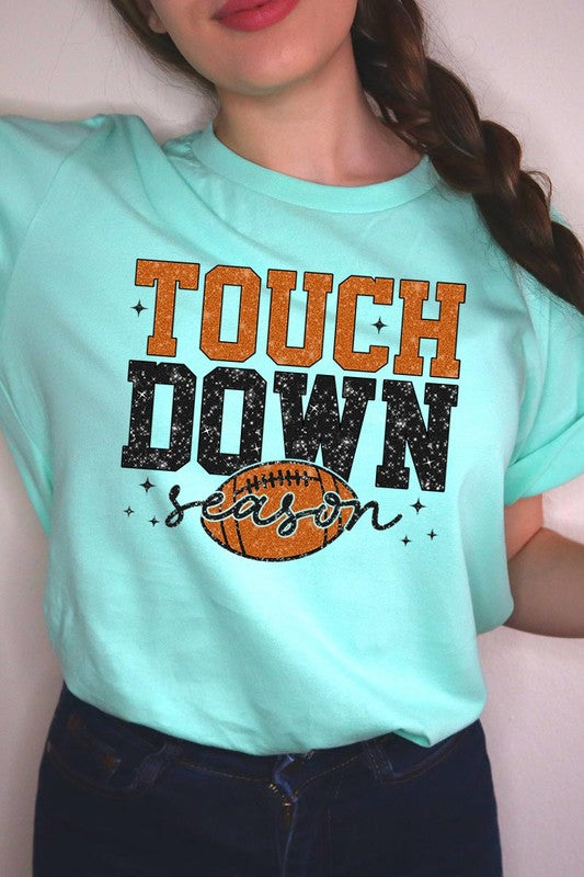 Touchdown Football Season Graphic T Shirts