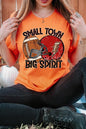 Small Town Big Spirit Football Tee