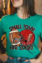 Small Town Big Spirit Football Tee