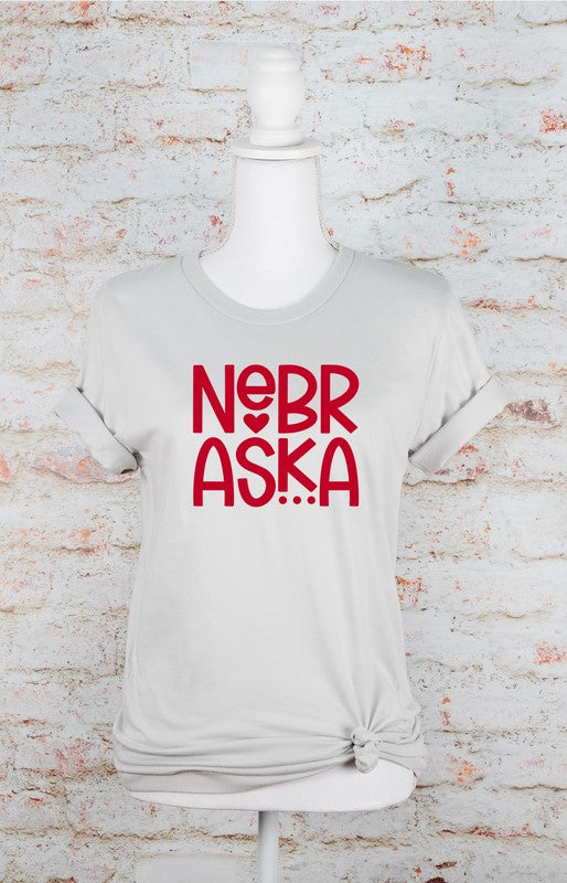 Nebraska Graphic Crew Neck Tee