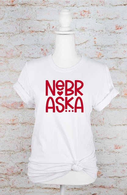 Nebraska Graphic Crew Neck Tee