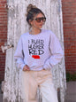 I Bleed Husker Red Graphic Sweatshirt