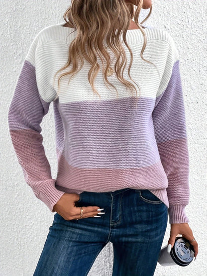 Carter Color Block Sweater