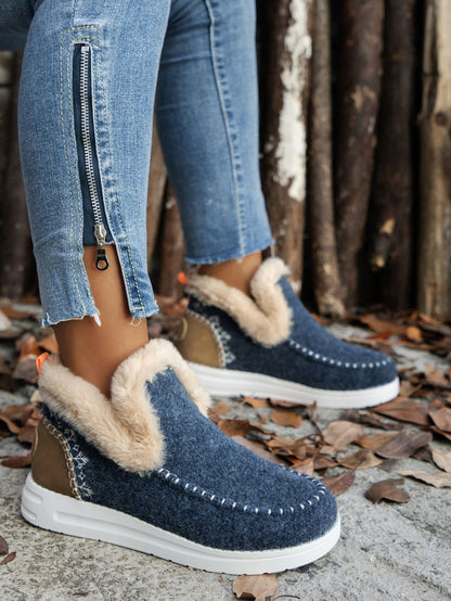 Furry Suede Sneakers