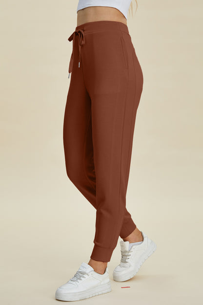 Basic Bae Scuba Drawstring High Waist Joggers