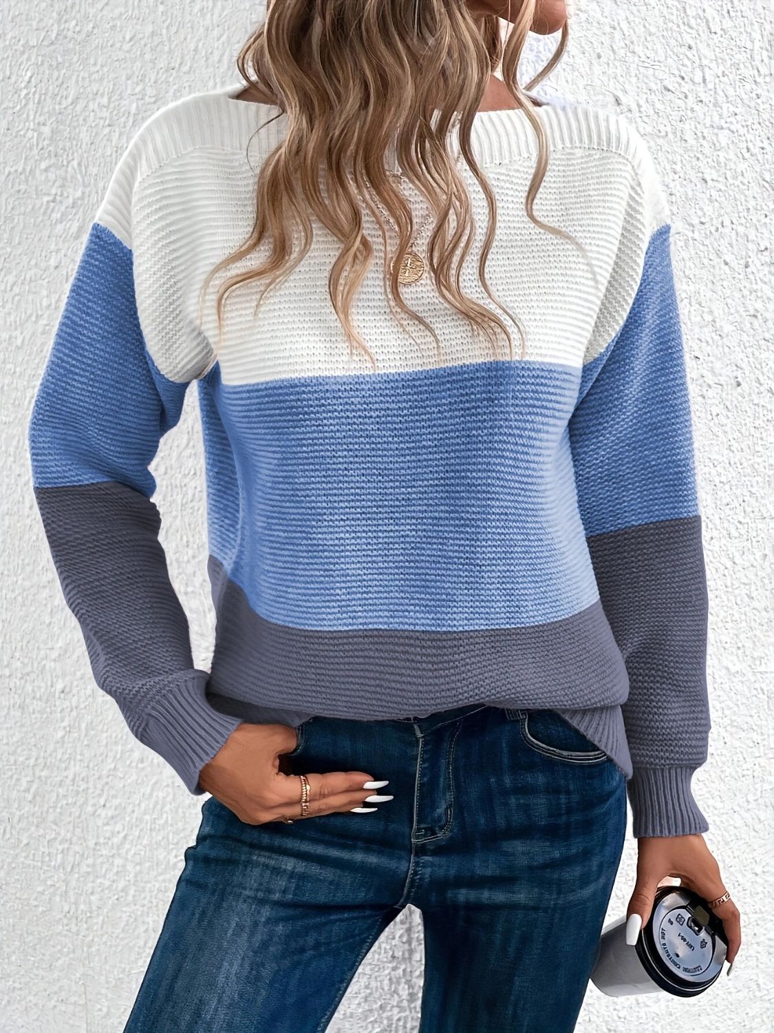 Carter Color Block Sweater