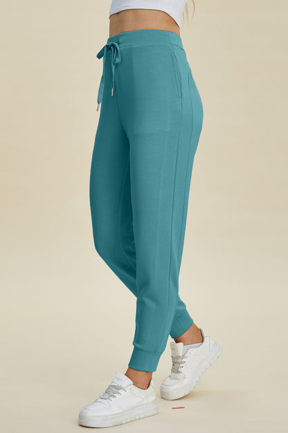 Basic Bae Scuba Drawstring High Waist Joggers