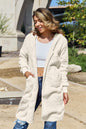 Double Take Hooded Teddy Bear Jacket