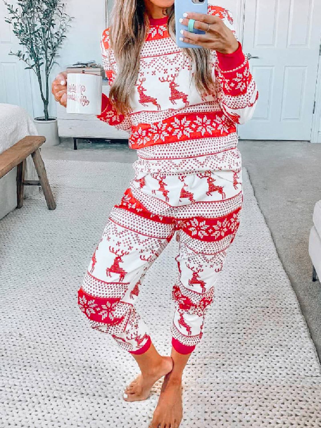 Christmas Element Top and Pants Set