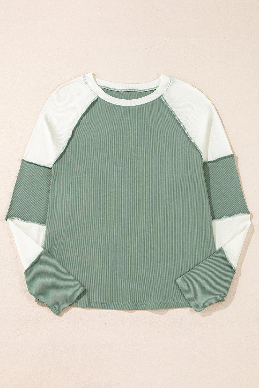 Color Block Raglan Sleeve Top