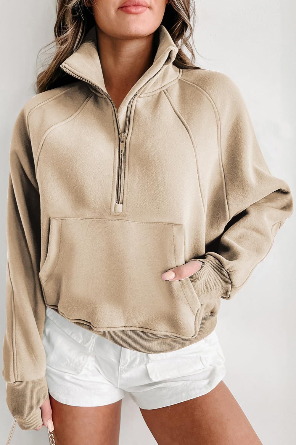 Hailee Half Zip Sweatshirt