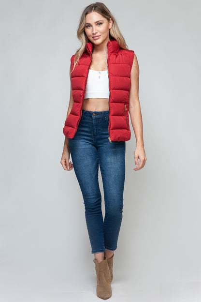 Snobbish Zip Up Vest