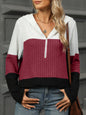 Color Block Hooded T-Shirt