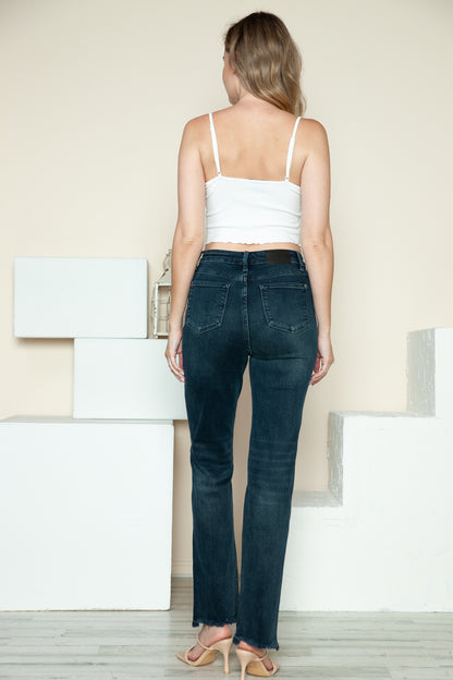 Judy Blue Button Fly Straight Jeans