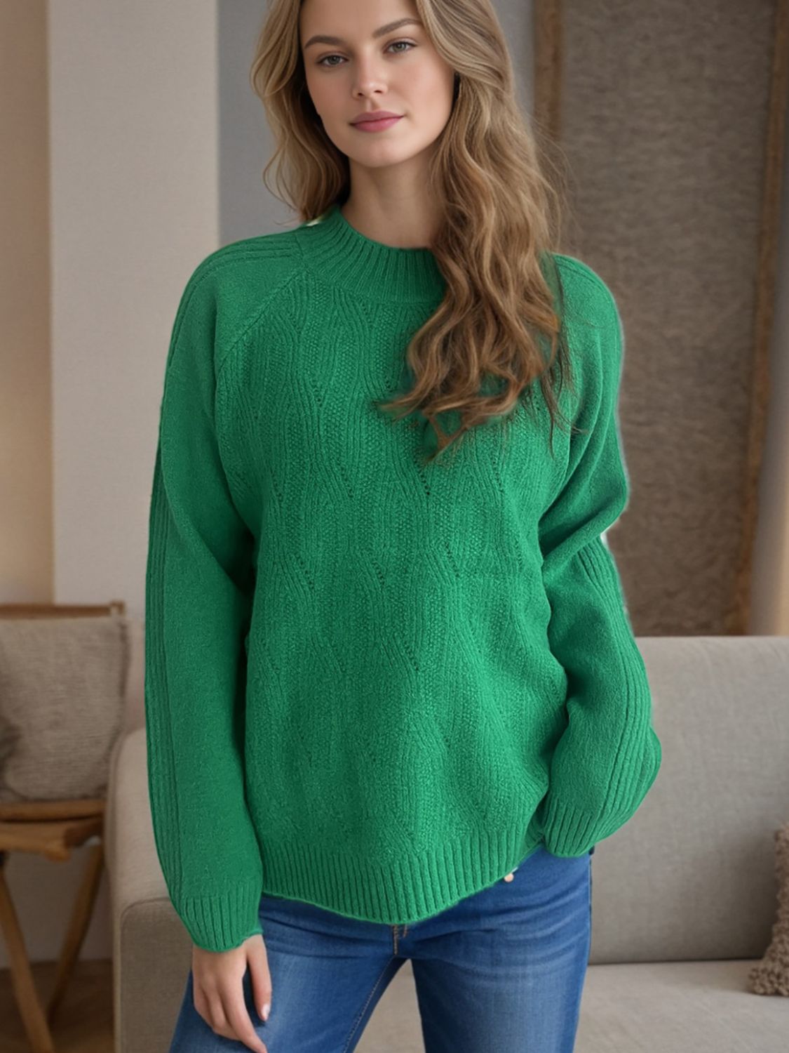 Mock Neck Sweater