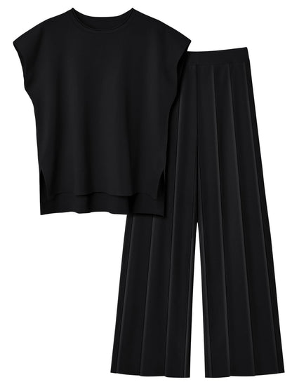 Michelle Cap Sleeve Top and Pants Set