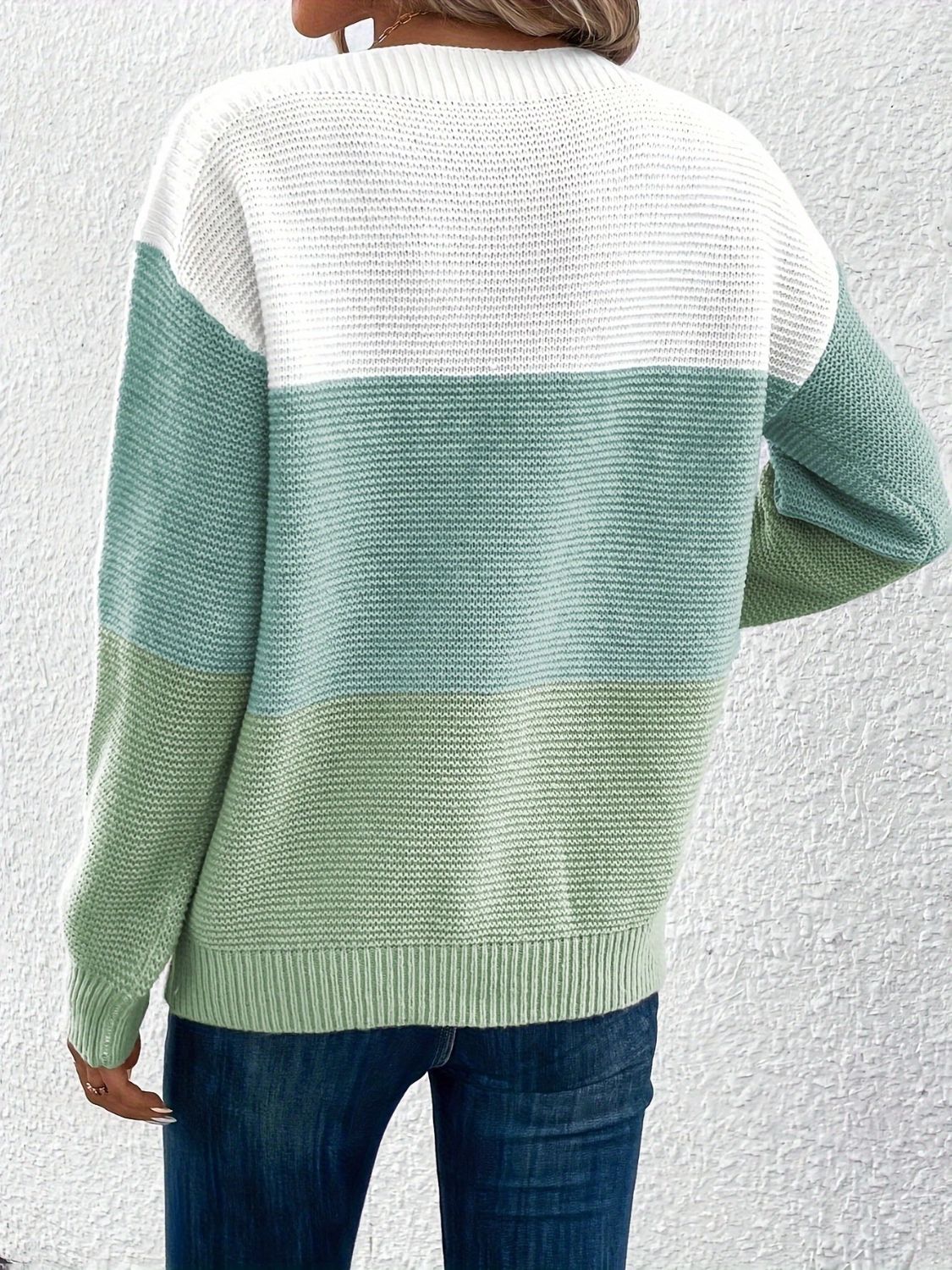 Carter Color Block Sweater