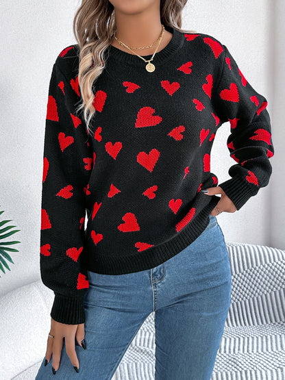 Megan Heart Sweater