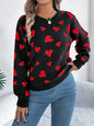 Megan Heart Sweater