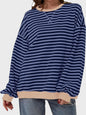 Lovelet Contrast Striped Sweatshirt