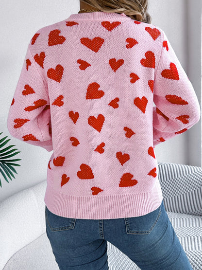 Megan Heart Sweater