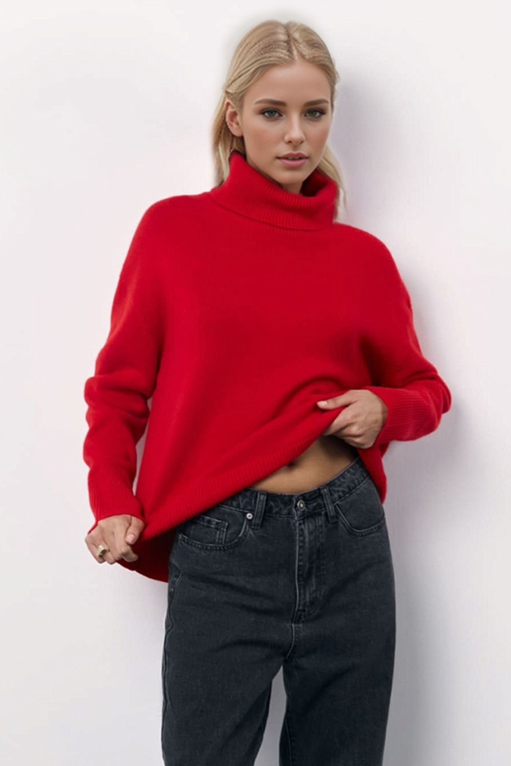 Basic Bae Turtleneck Sweater