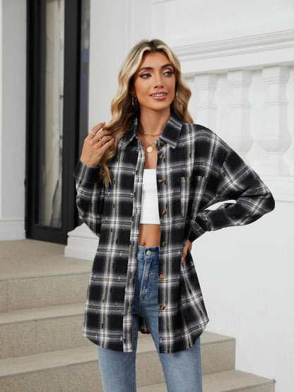 Penny Plaid Button Up