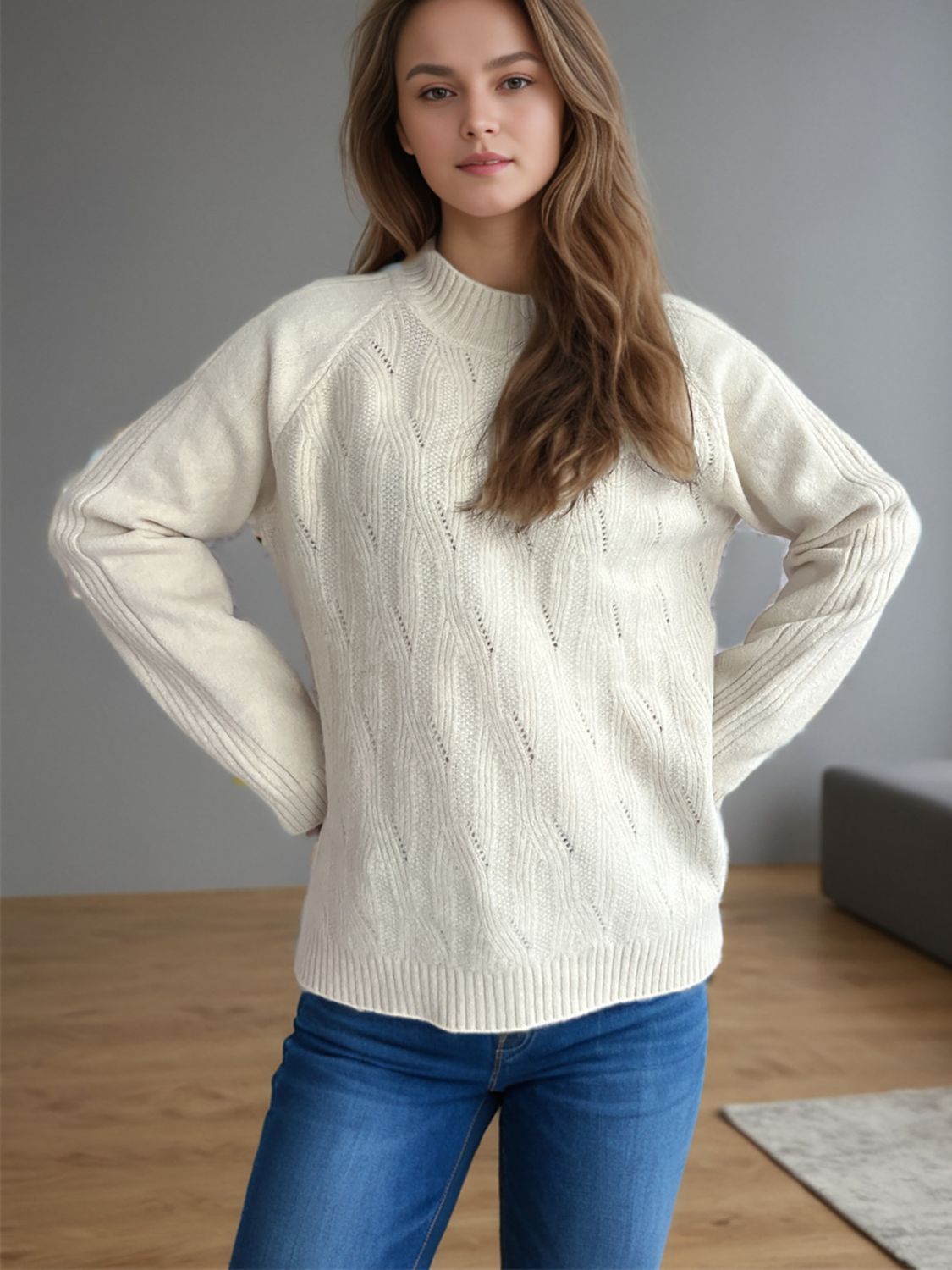 Mock Neck Sweater