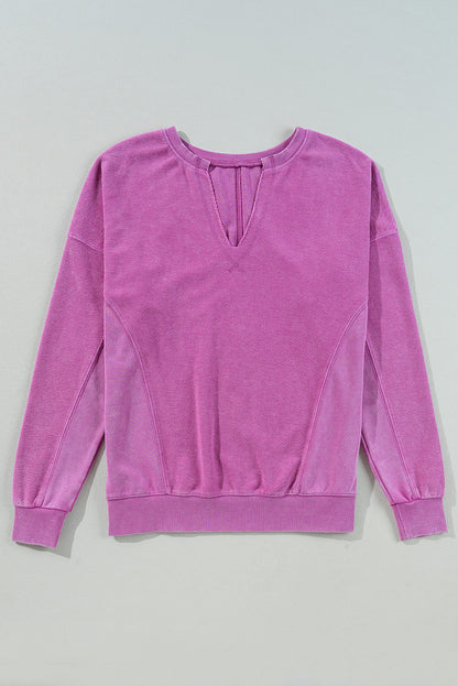 Holly Notched Sweatshirt