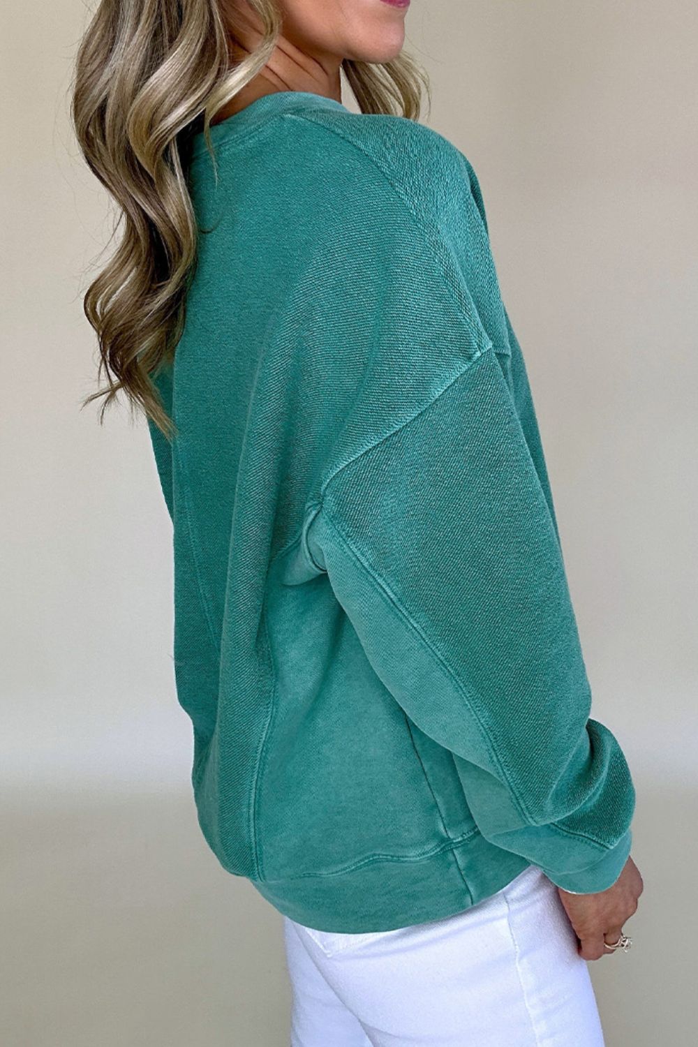 Holly Notched Sweatshirt