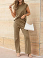 Michelle Cap Sleeve Top and Pants Set