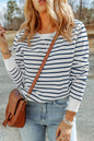 Hannah Striped Print Top