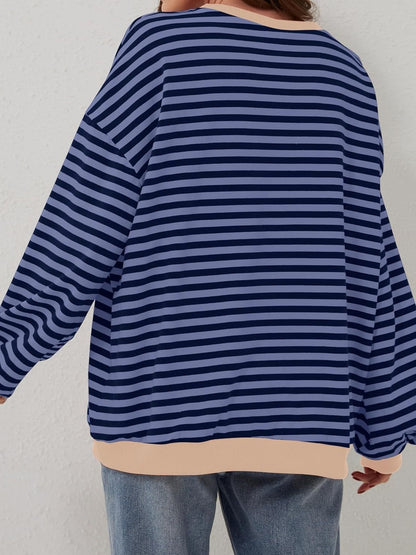 Lovelet Contrast Striped Sweatshirt