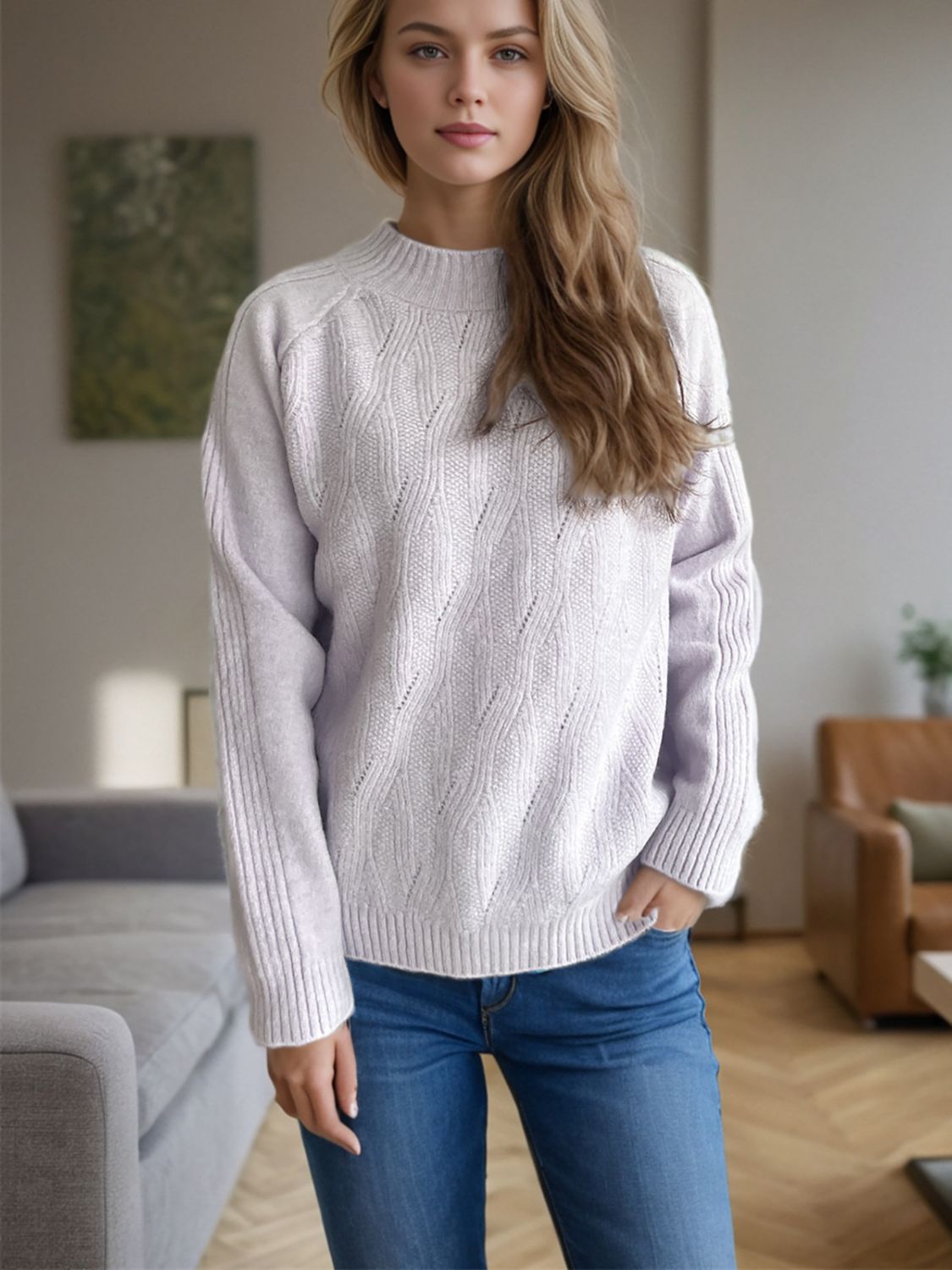 Mock Neck Sweater