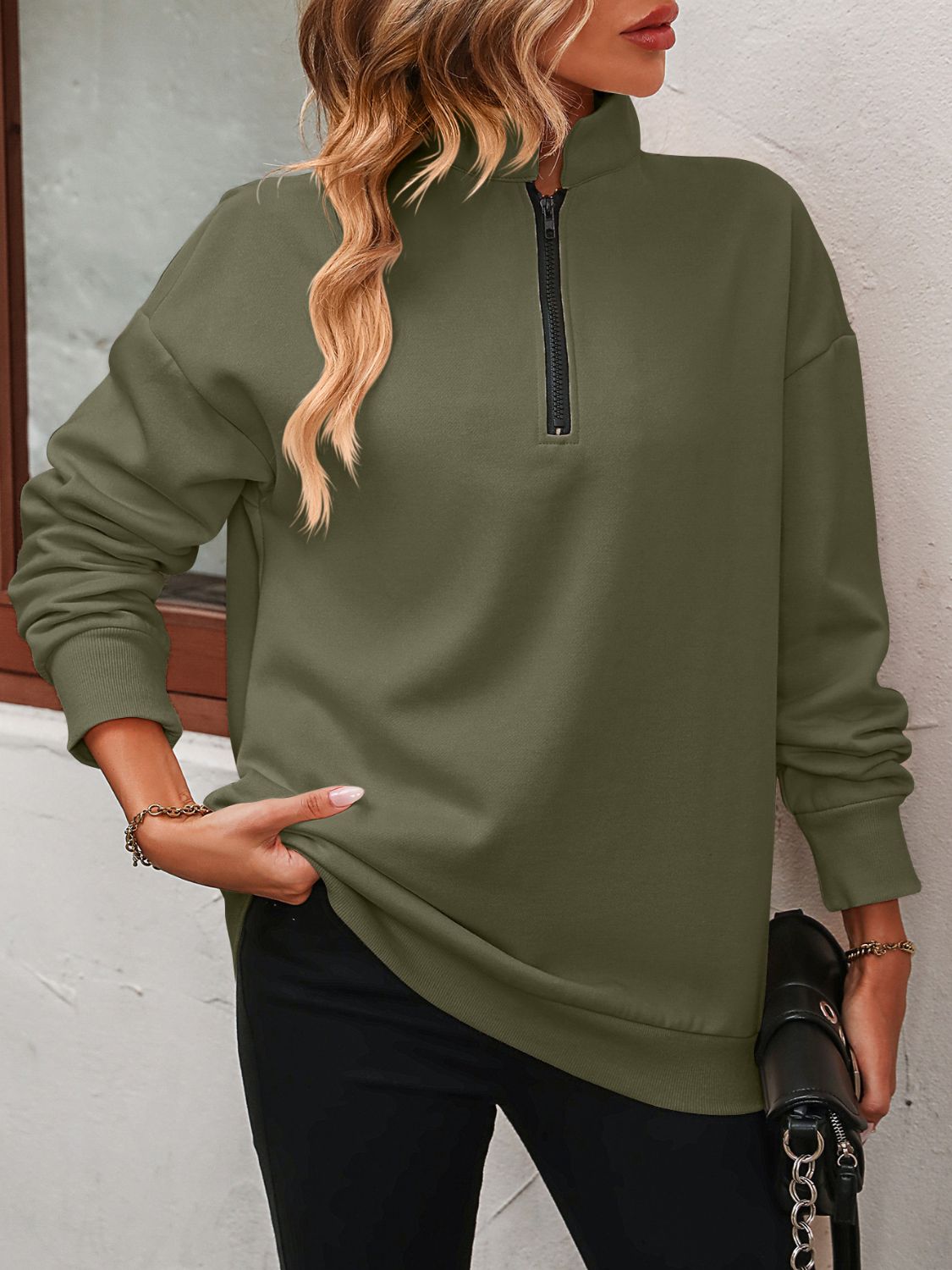 Mandy Zip-Up Sweatshirt