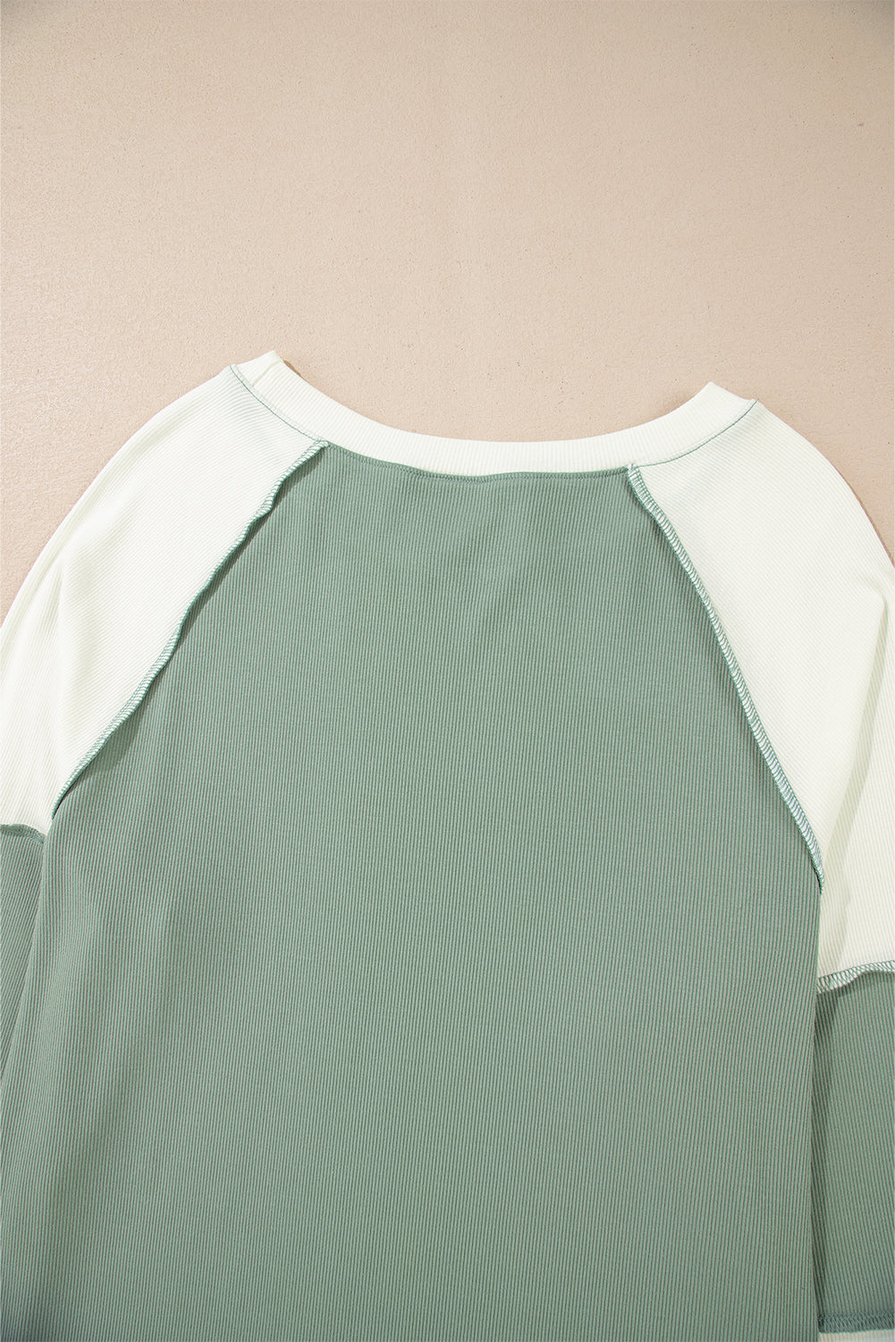 Color Block Raglan Sleeve Top