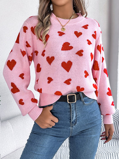 Megan Heart Sweater