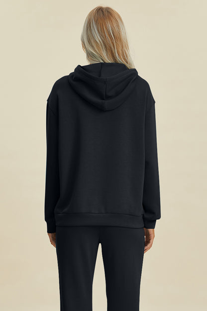 Basic Bae Scuba Drawstring Hoodie